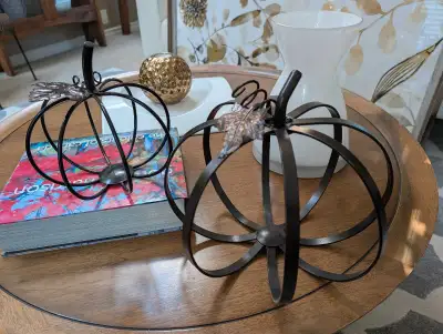 Beautiful METAL PUMPKIN Set , View more