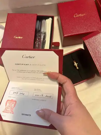 Authentic Cartier Panthère Ring 18K Yellow Gold (Au750), View more