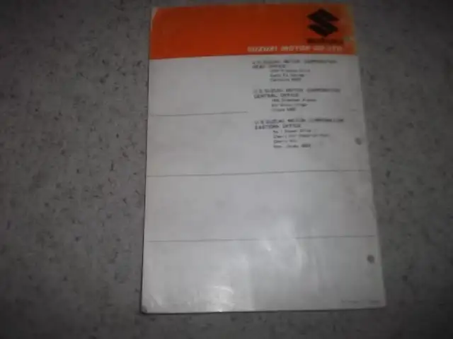 1973 Suzuki TS100K & TC100K  Original Suzuki  Parts Catalogue in Other in City of Toronto - Image 6