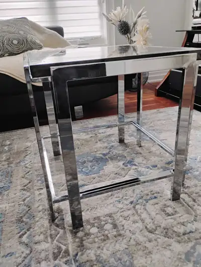 Chrome End Table, View more
