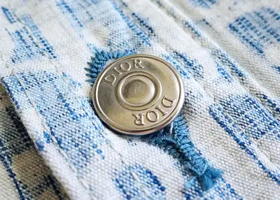 Men’s authentic DIOR Japanese denim overshirt - size 44 [XL]., View more