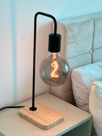 2 TVARHAND Table/Bedside Lamps for Sale with bulbs (IKEA)