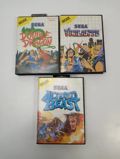 Sega Master System Video Games Double Dragon Vigilante, View more
