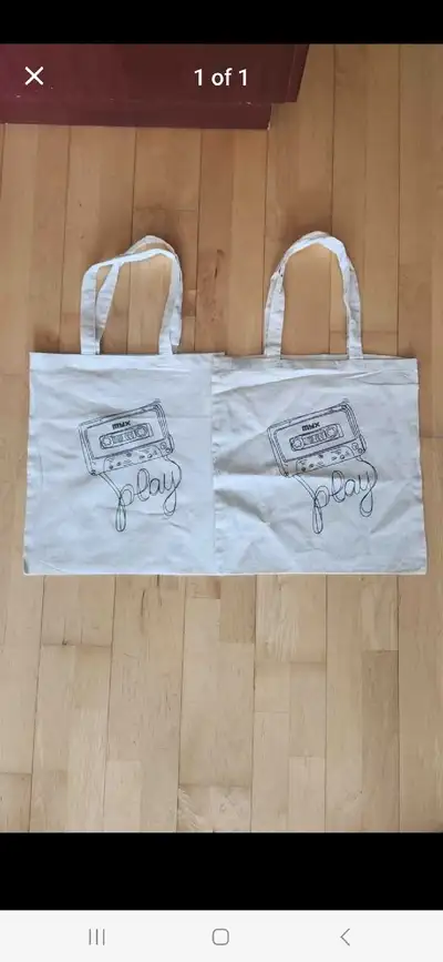 Cassettes Tote Bags, View more
