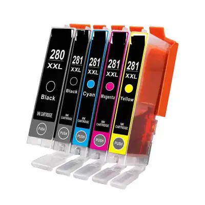 Office World Canon 280XXL 5 Pack  Ink Cartridge, View more