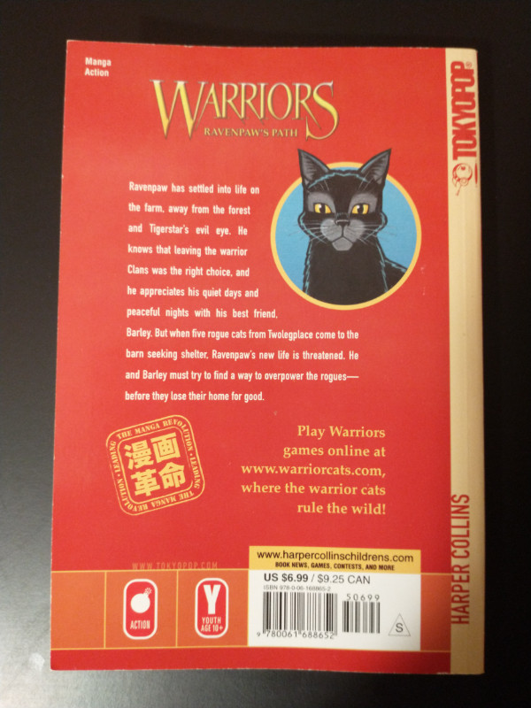 Ravenpaw's Path Vol 1 & 3 - Warriors in Comics & Graphic Novels in North Bay - Image 2