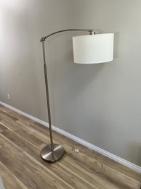 Floor Lamp - Brushed Silver 