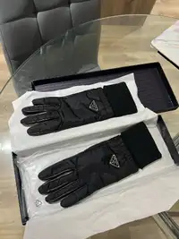 PRADA Nylon Piuma Gloves