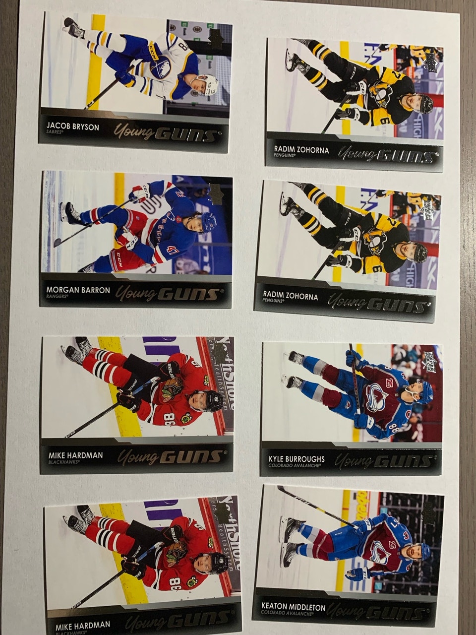 Upper Deck NHL Young Guns Hockey Card Lot | Arts & Collectibles | City ...