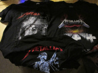 METALLICA T Shirt Medium Band Metal Hair Lot of 3