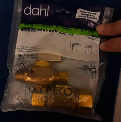 Dahl e33-2212 mini ball valve kit., View more
