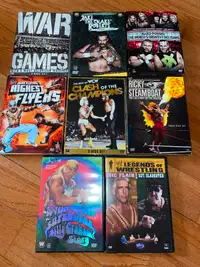 WWF WWE NWA Wrestling DVD's $5+ each Hogan Flair Sting