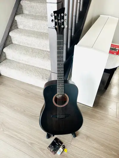 Smooth Playing Jay Turser Acoustic Guitar with Bevel Cut, View more
