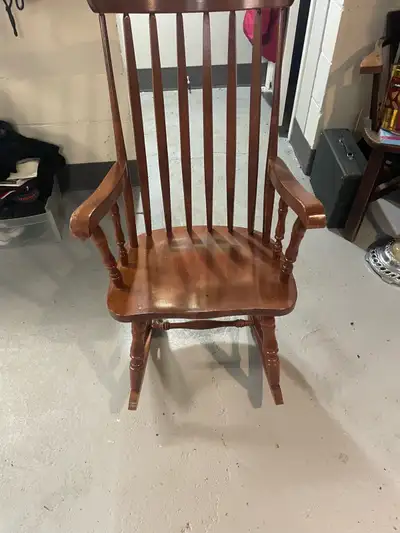 wooden rocking chair (or best offer), View more