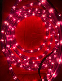 Car interior purple rope light with cigarette lighter 12v plug 