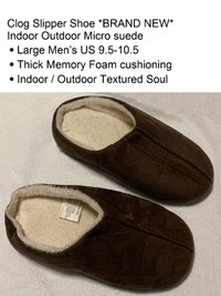 Clog Slipper Shoe *BRAND NEW* Memory Foam In/Outdoor Micro s