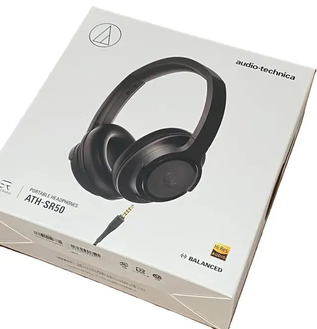 Audio Technica ATH-SR50 Sound Reality  Headphones-NEW IN BOX