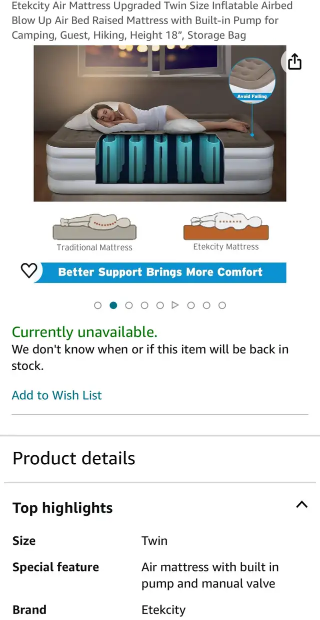 Air Mattress in Bedding in City of Toronto - Image 5