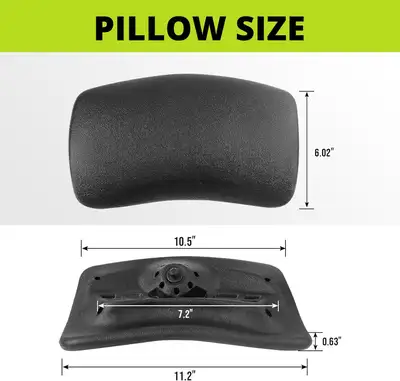 Hot Tub Cal 2020-2023 Head Pillow Pad, View more