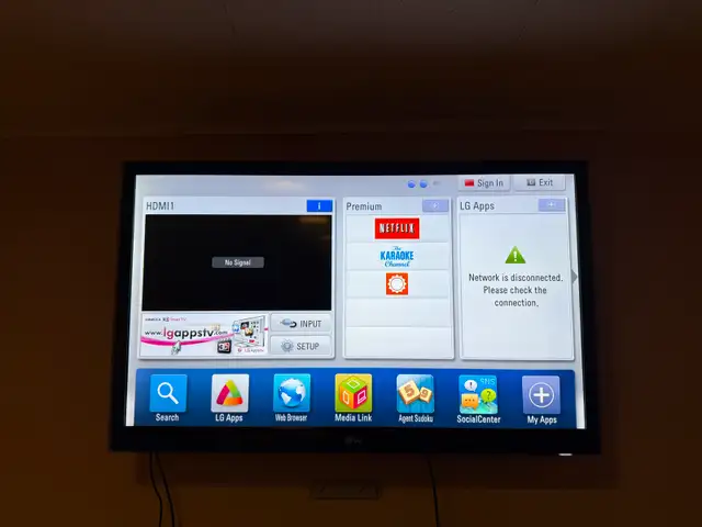 LG 47” Flatscreen TV63284921751171121