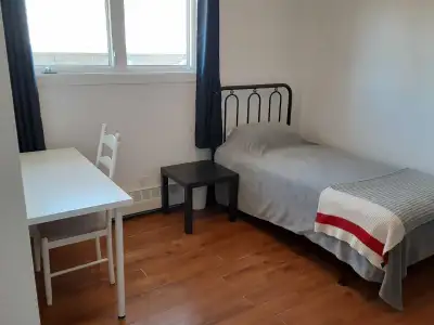 Furnished room includes all utilities and high speed WIFI. Room includes bed, desk and chair, dresse...