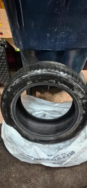 I had a flat tire on one side so I had to change out both tires on my rear wheels. See the pictures...