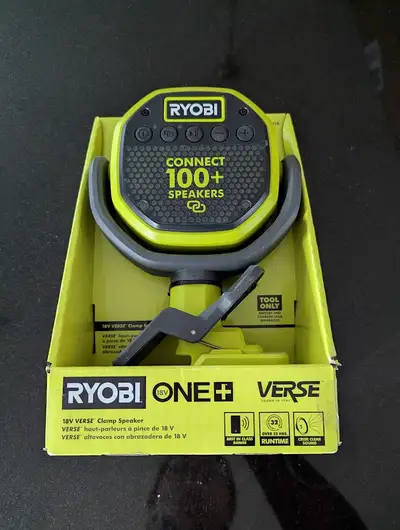 Ryobi 18 Volt VERSE Speaker - Brand New, View more
