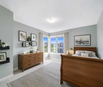 Spacious room with natural lighting and walk-in closet available for September 1st. Shared bathroom...