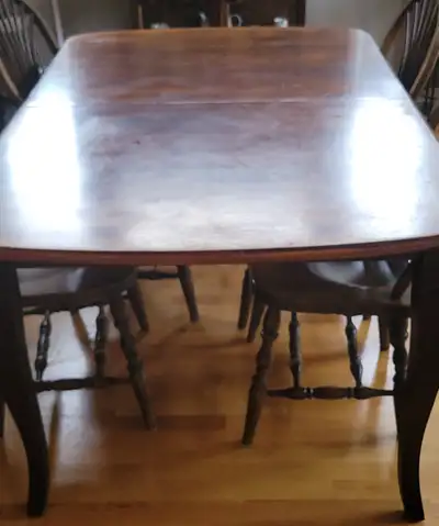 Solid wood dining table, View more