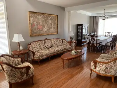 Three Piece Sofa Set , coffee table with two end tables ., View more