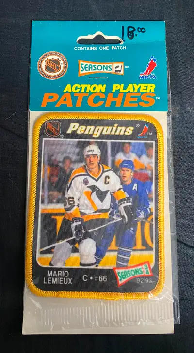 NEW Mario Lemieux Action Player Patch, View more