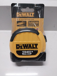 DeWALT tape measure 25`