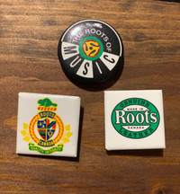 Roots Canada Pin Buttons - Three