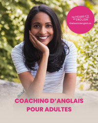 Coaching d’anglais pour adultes / English coaching for adults