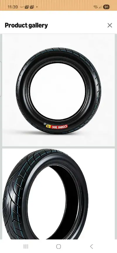 130/80-17 Premium Rubber Motorcycle Tire with Superior Grip and Durability, CY125 for Cruiser, Touri...