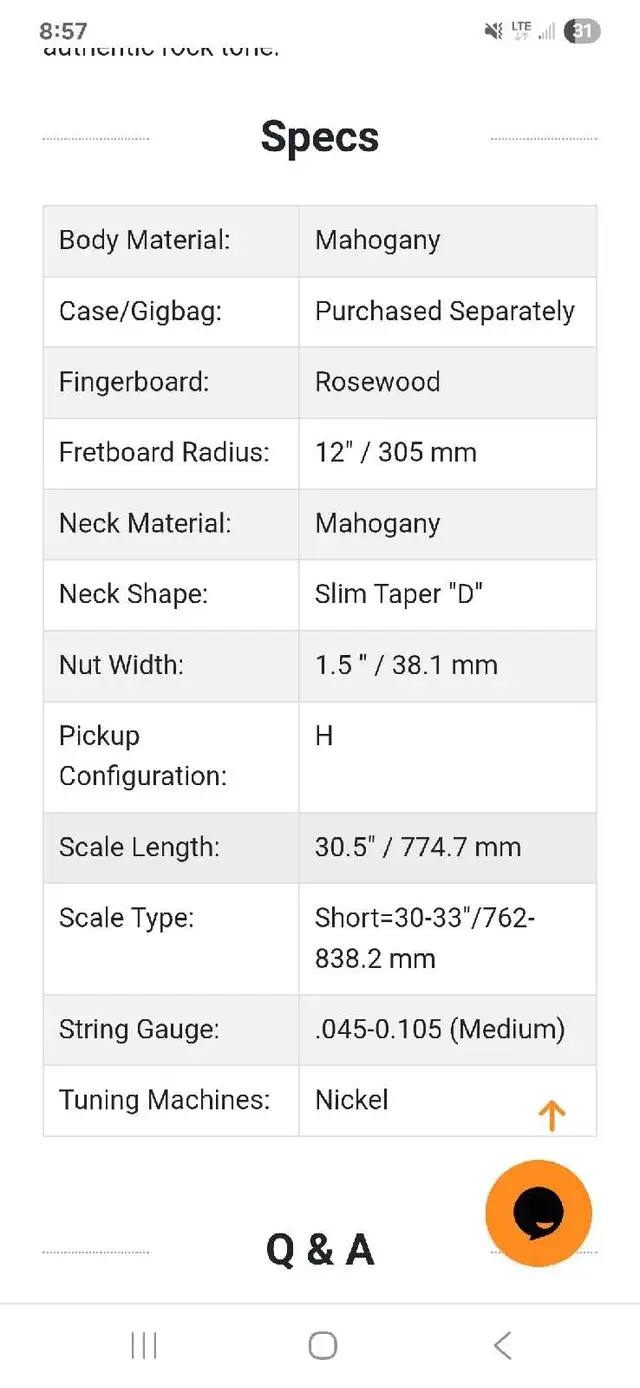 SG E1 Short Scale Bass - Cherry in Guitars in St. Albert - Image 4