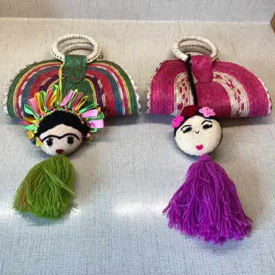New Child’s Vietnam Woven Palm Leaves Souvenir Purses, View more