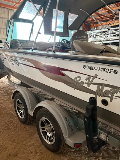 2005 pro v Lund magnum tournament 2025 length 225 Honda 9.9 Honda kicker 24 volt minn kota i pilot F...