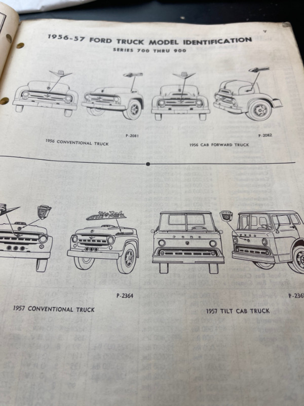 1956 -57 FORD BIG JOB TRUCK PARTS & ACCESSORIES  CATALOG #M1288 in Textbooks in Edmonton - Image 3