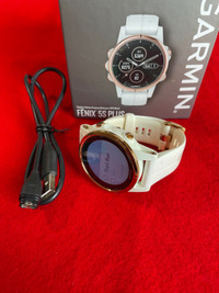 Garmin Fenix 5S Plus Sapphire GPS watch