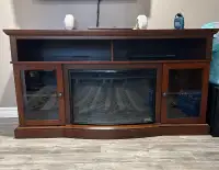 Electric fireplace/ TV stand