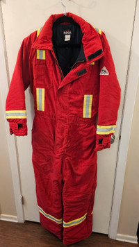 Insulated bulwark coveralls mens Large