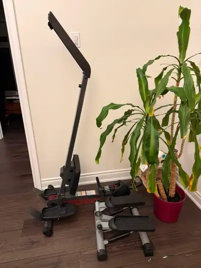 Rowing machine & stepper, View more