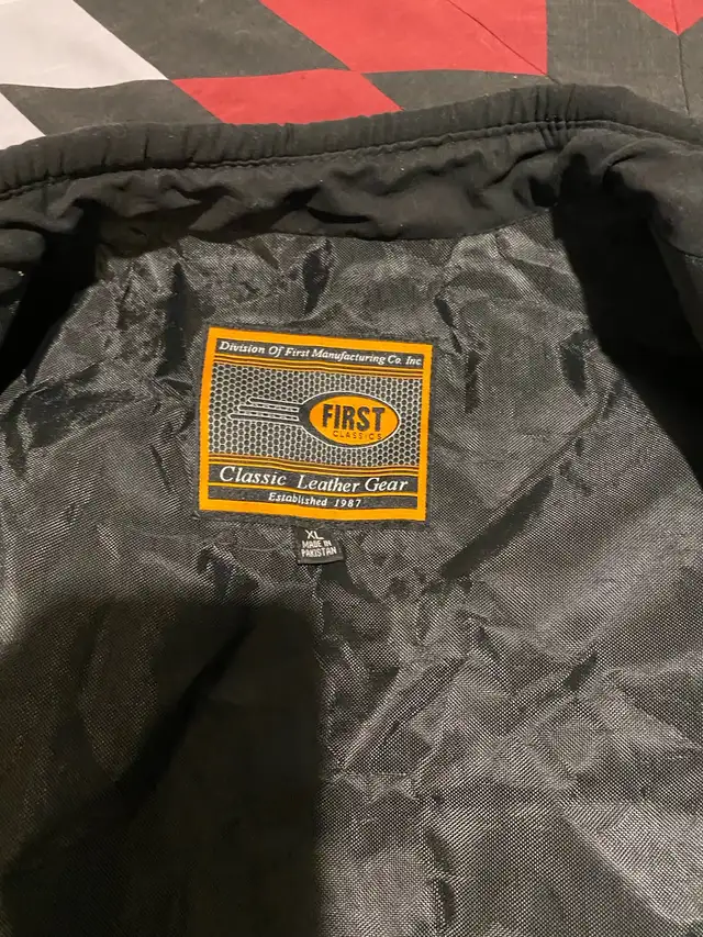 Leather Motorcycle Jacket  in Men's in Winnipeg - Image 6