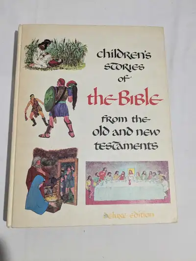 Vtg Children’s Stories Of The BIBLE Deluxe Edition 1968, View more