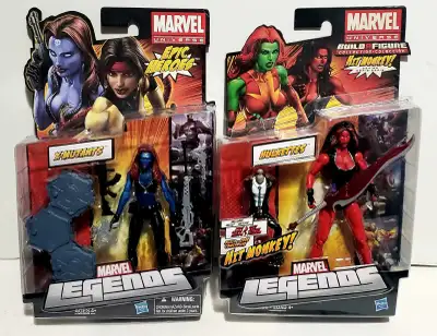 Marvel Legends/Universe 6" Action Figures. Cards have light shelf wear. $35 each. Hulkettes Red She-...