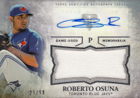 Toronto Blue Jays Roberto Osuna Autographed card, $3 shipping