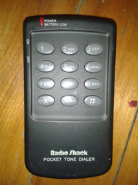 RADIO SHACK Memory Pocket Tone Dialer