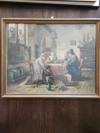 Vintage Fritz Wagner Lithograph, View more