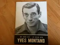 RARE COFFRET YVES MONTAND 1958 ÉD.LIMITÉE PROGRAM+2 VINYLE